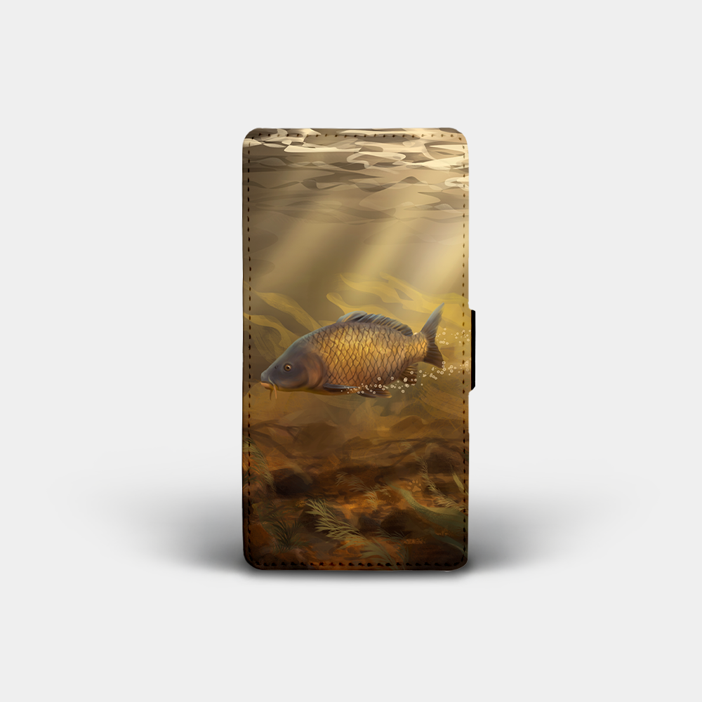 Carp Mounted Fish Cartoon Rubber Phone Case Cover Fishing Carps Design Sea  J338