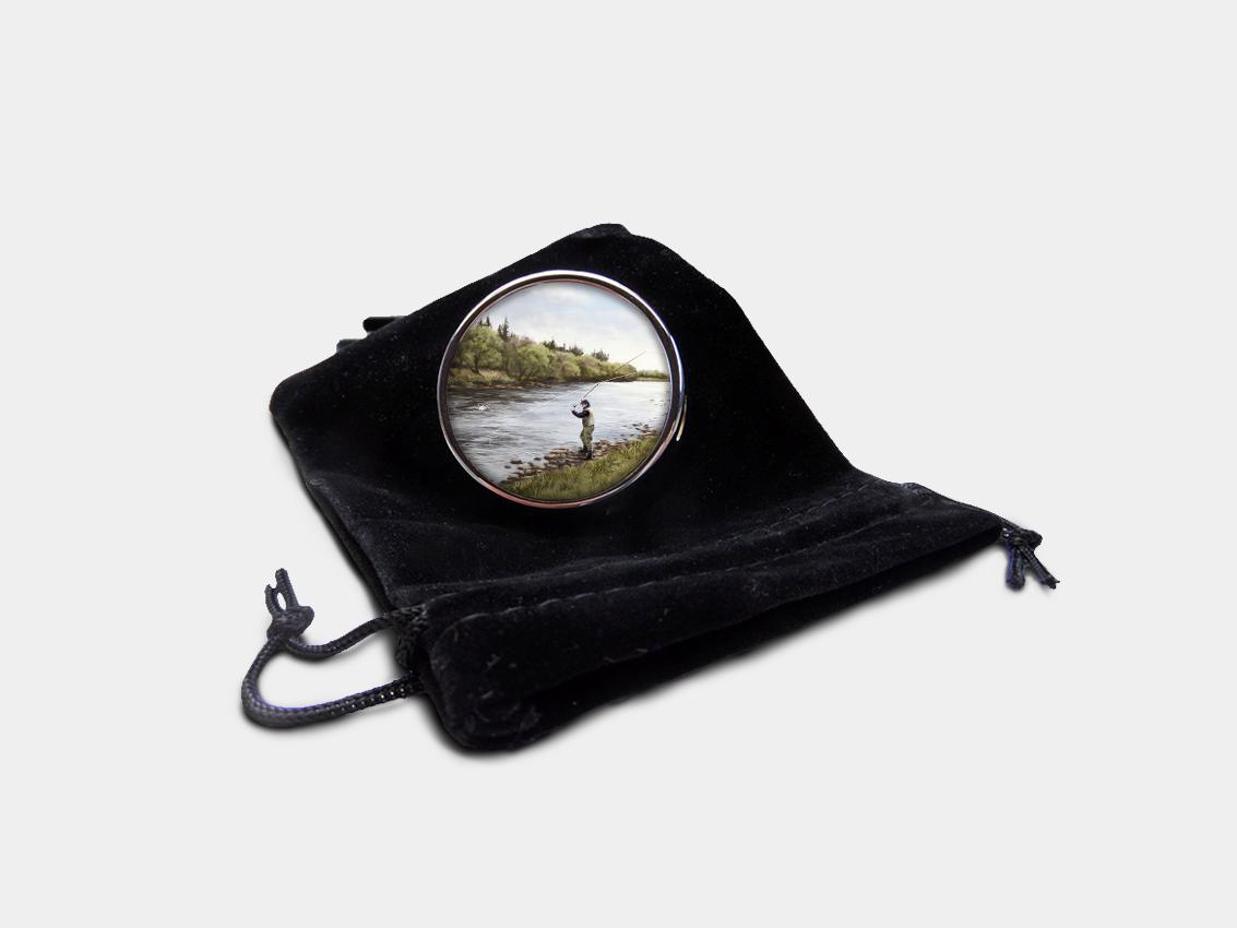 Country Images - Personalised Highland Collection - Round Pill Box